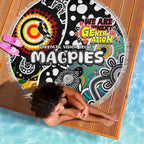 Magpies AFL Celebrating 50 Years of Naidoc Beach Blanket NAIDOC Week 2025 Aboriginal