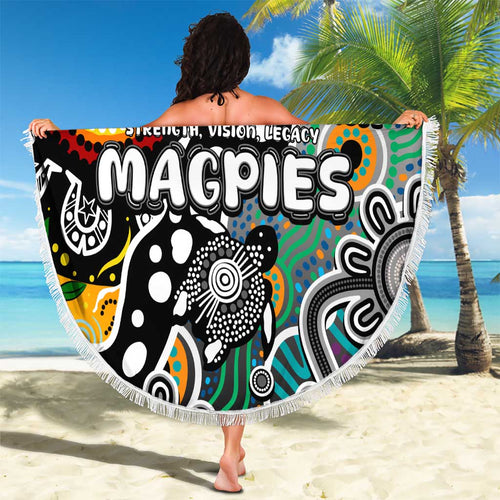 Magpies AFL Celebrating 50 Years of Naidoc Beach Blanket NAIDOC Week 2025 Aboriginal