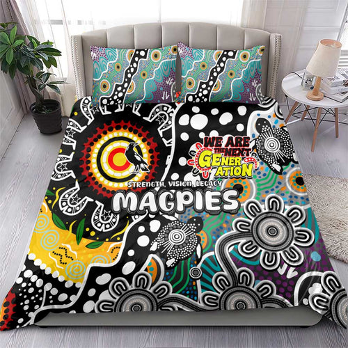 Magpies AFL Celebrating 50 Years of Naidoc Bedding Set NAIDOC Week 2025 Aboriginal