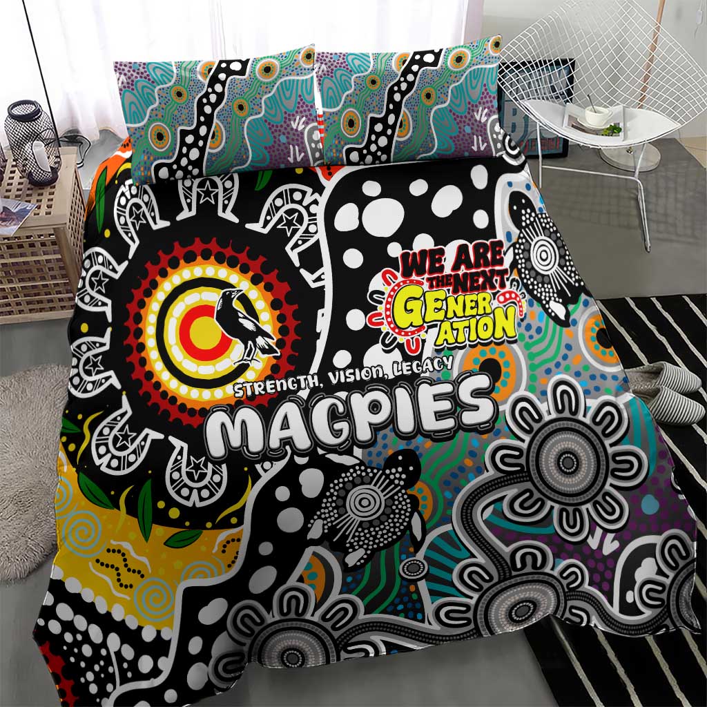 Magpies AFL Celebrating 50 Years of Naidoc Bedding Set NAIDOC Week 2025 Aboriginal