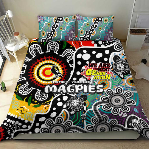 Magpies AFL Celebrating 50 Years of Naidoc Bedding Set NAIDOC Week 2025 Aboriginal