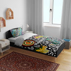 Magpies AFL Celebrating 50 Years of Naidoc Bedding Set NAIDOC Week 2025 Aboriginal