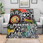 Magpies AFL Celebrating 50 Years of Naidoc Blanket NAIDOC Week 2025 Aboriginal