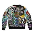 Personalised Magpies AFL Celebrating 50 Years of Naidoc Bomber Jacket NAIDOC Week 2025 Aboriginal