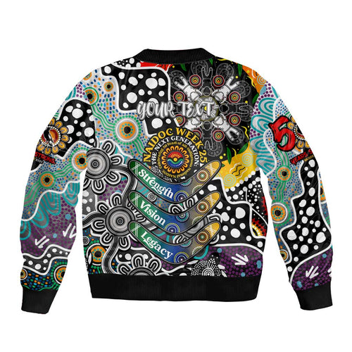 Personalised Magpies AFL Celebrating 50 Years of Naidoc Bomber Jacket NAIDOC Week 2025 Aboriginal