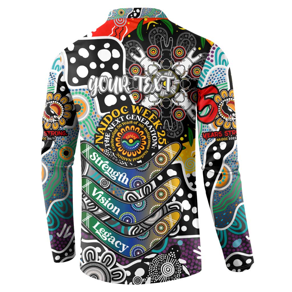 Personalised Magpies AFL Celebrating 50 Years of Naidoc Button Sweatshirt NAIDOC Week 2025 Aboriginal
