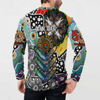 Personalised Magpies AFL Celebrating 50 Years of Naidoc Button Sweatshirt NAIDOC Week 2025 Aboriginal