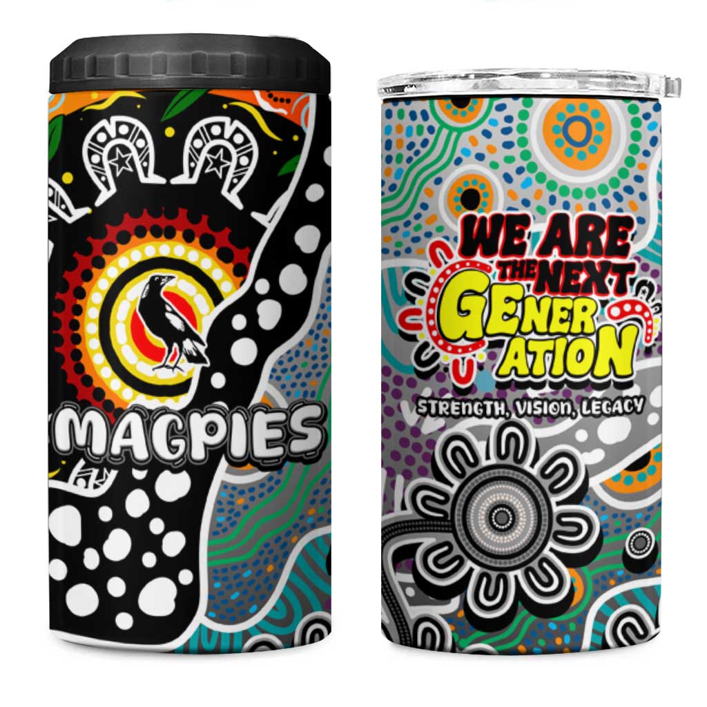 Magpies AFL Celebrating 50 Years of Naidoc 4 in 1 Can Cooler Tumbler NAIDOC Week 2025 Aboriginal