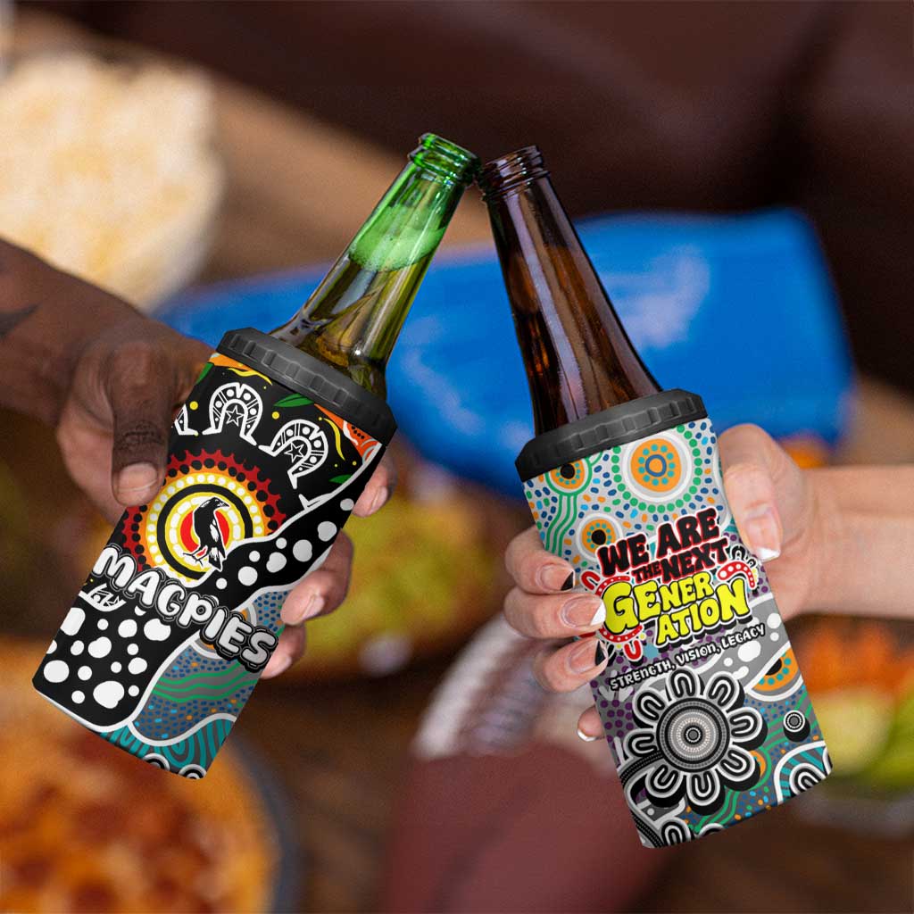 Magpies AFL Celebrating 50 Years of Naidoc 4 in 1 Can Cooler Tumbler NAIDOC Week 2025 Aboriginal
