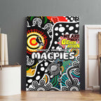 Magpies AFL Celebrating 50 Years of Naidoc Canvas Wall Art NAIDOC Week 2025 Aboriginal