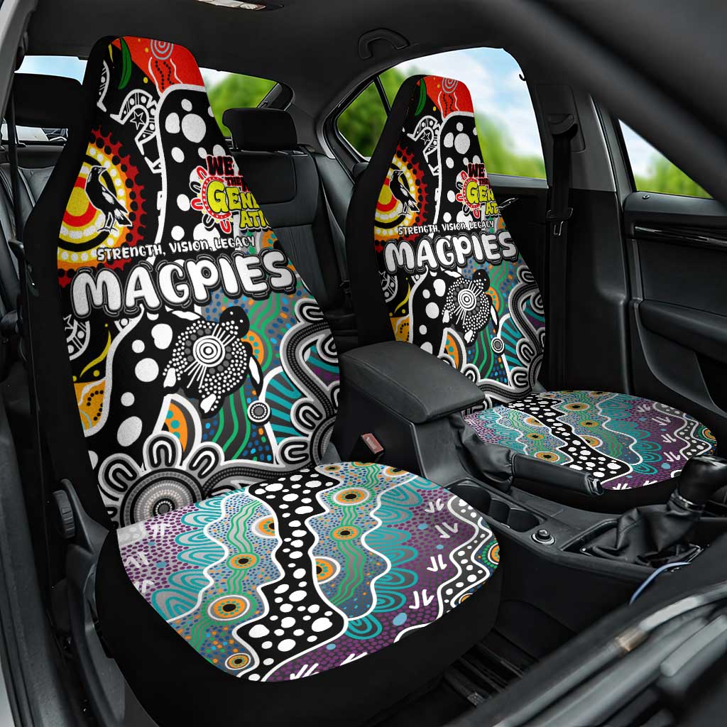 Magpies AFL Celebrating 50 Years of Naidoc Car Seat Cover NAIDOC Week 2025 Aboriginal