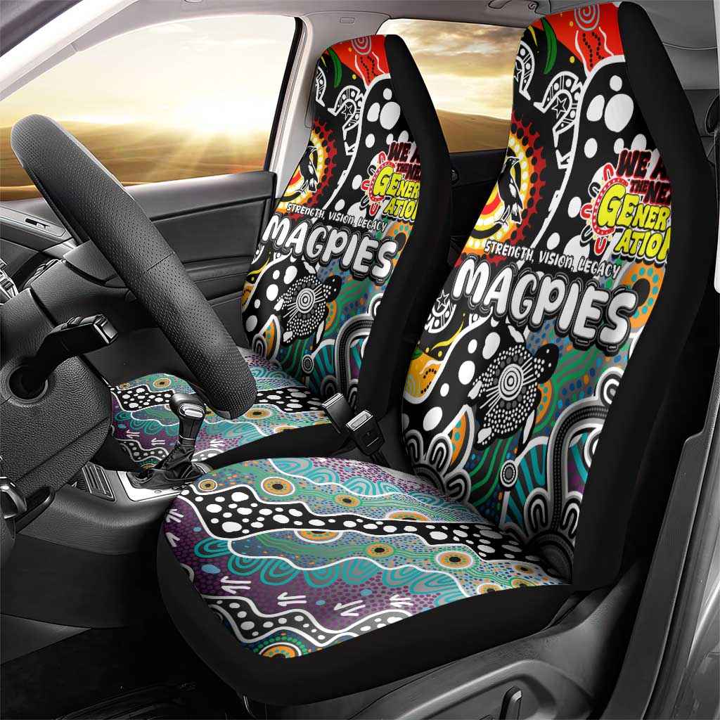 Magpies AFL Celebrating 50 Years of Naidoc Car Seat Cover NAIDOC Week 2025 Aboriginal