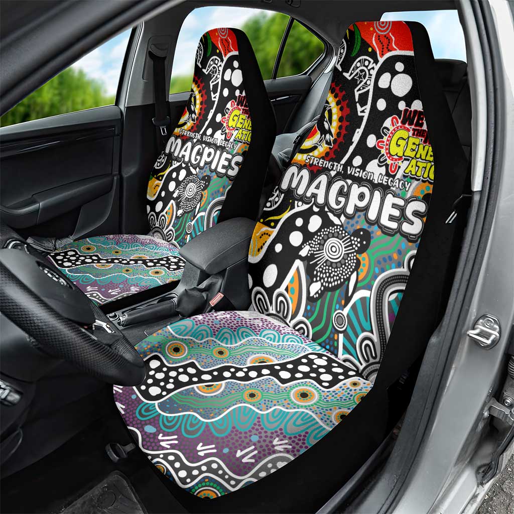 Magpies AFL Celebrating 50 Years of Naidoc Car Seat Cover NAIDOC Week 2025 Aboriginal