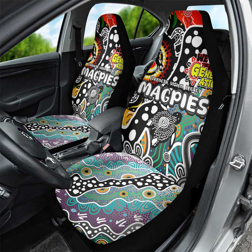 Magpies AFL Celebrating 50 Years of Naidoc Car Seat Cover NAIDOC Week 2025 Aboriginal