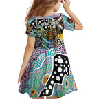 Personalised Magpies AFL Celebrating 50 Years of Naidoc Family Matching Summer Maxi Dress and Hawaiian Shirt NAIDOC Week 2025 Aboriginal