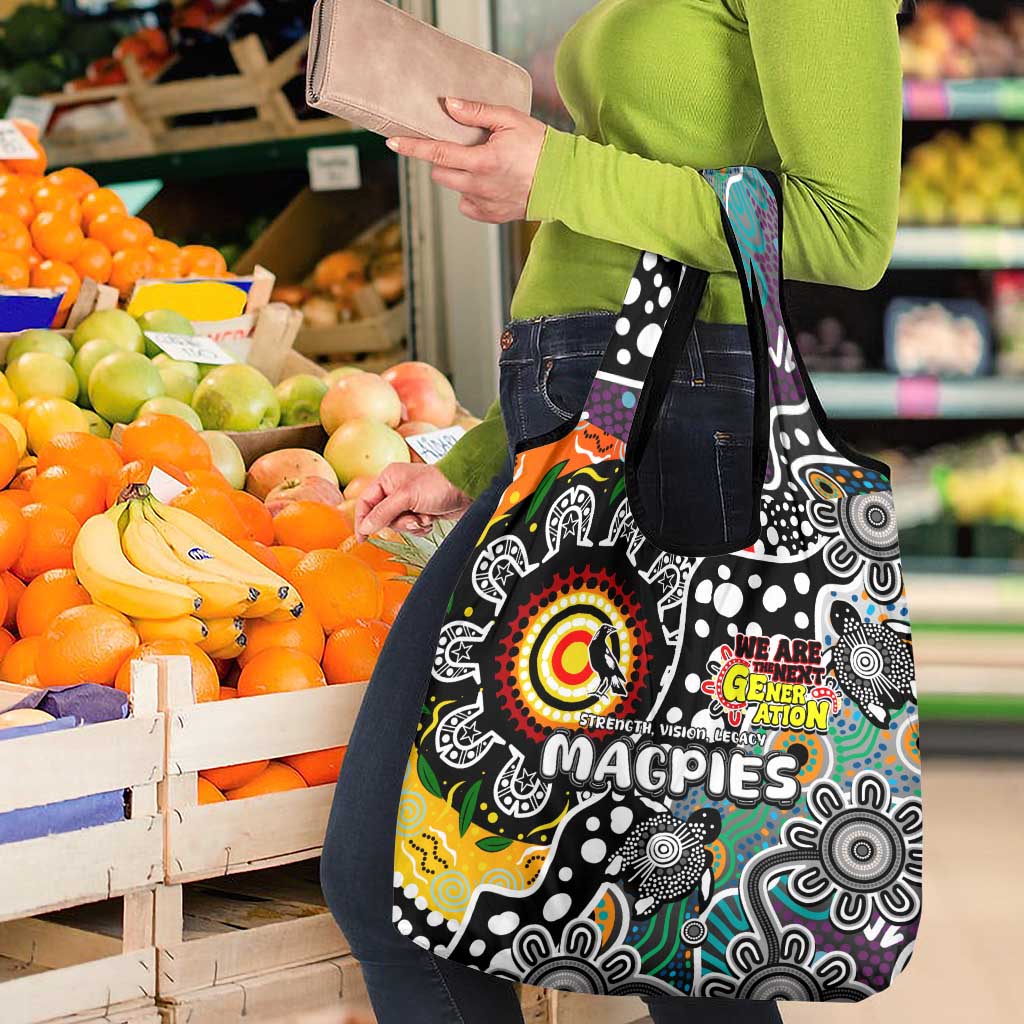Magpies AFL Celebrating 50 Years of Naidoc Grocery Bag NAIDOC Week 2025 Aboriginal