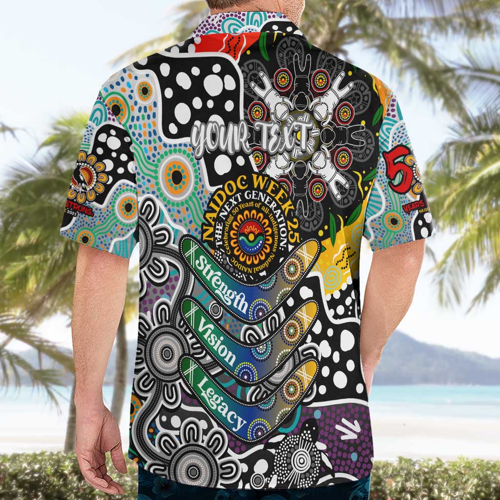 Personalised Magpies AFL Celebrating 50 Years of Naidoc Hawaiian Shirt NAIDOC Week 2025 Aboriginal