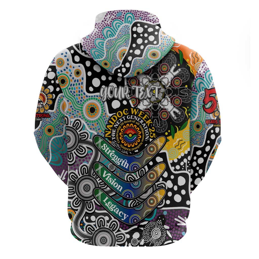 Personalised Magpies AFL Celebrating 50 Years of Naidoc Hoodie NAIDOC Week 2025 Aboriginal