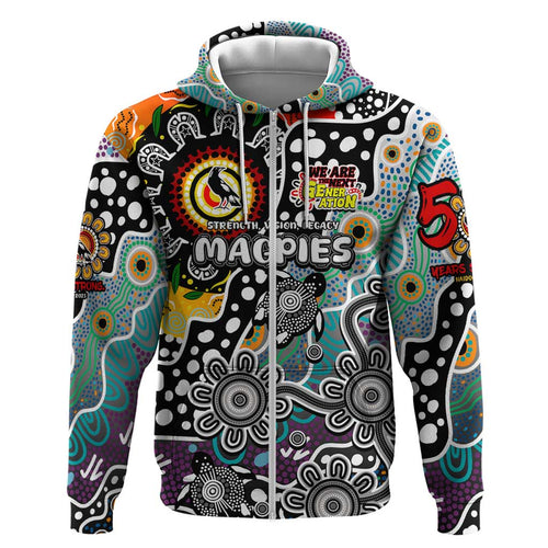 Personalised Magpies AFL Celebrating 50 Years of Naidoc Hoodie NAIDOC Week 2025 Aboriginal