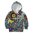 Personalised Magpies AFL Celebrating 50 Years of Naidoc Kid Hoodie NAIDOC Week 2025 Aboriginal