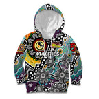 Personalised Magpies AFL Celebrating 50 Years of Naidoc Kid Hoodie NAIDOC Week 2025 Aboriginal