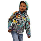 Personalised Magpies AFL Celebrating 50 Years of Naidoc Kid Hoodie NAIDOC Week 2025 Aboriginal