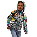 Personalised Magpies AFL Celebrating 50 Years of Naidoc Kid Hoodie NAIDOC Week 2025 Aboriginal