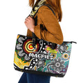 Magpies AFL Celebrating 50 Years of Naidoc Leather Tote Bag NAIDOC Week 2025 Aboriginal