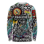 Personalised Magpies AFL Celebrating 50 Years of Naidoc Long Sleeve Shirt NAIDOC Week 2025 Aboriginal