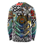 Personalised Magpies AFL Celebrating 50 Years of Naidoc Long Sleeve Shirt NAIDOC Week 2025 Aboriginal