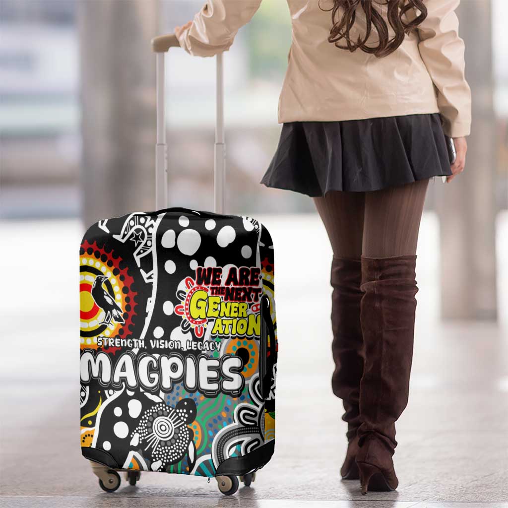 Magpies AFL Celebrating 50 Years of Naidoc Luggage Cover NAIDOC Week 2025 Aboriginal