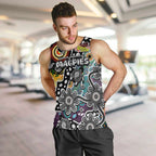 Personalised Magpies AFL Celebrating 50 Years of Naidoc Men Tank Top NAIDOC Week 2025 Aboriginal