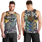 Personalised Magpies AFL Celebrating 50 Years of Naidoc Men Tank Top NAIDOC Week 2025 Aboriginal