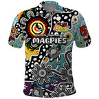 Personalised Magpies AFL Celebrating 50 Years of Naidoc Polo Shirt NAIDOC Week 2025 Aboriginal