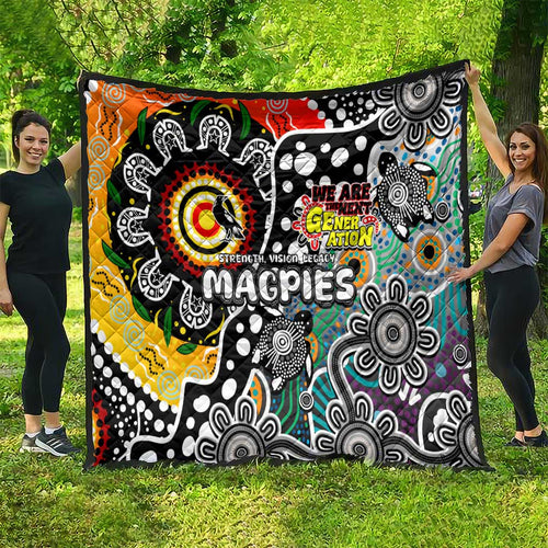 Magpies AFL Celebrating 50 Years of Naidoc Quilt NAIDOC Week 2025 Aboriginal