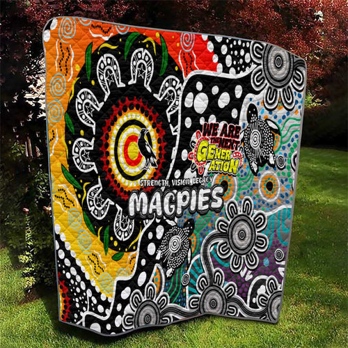 Magpies AFL Celebrating 50 Years of Naidoc Quilt NAIDOC Week 2025 Aboriginal
