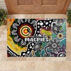 Magpies AFL Celebrating 50 Years of Naidoc Rubber Doormat NAIDOC Week 2025 Aboriginal