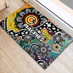 Magpies AFL Celebrating 50 Years of Naidoc Rubber Doormat NAIDOC Week 2025 Aboriginal