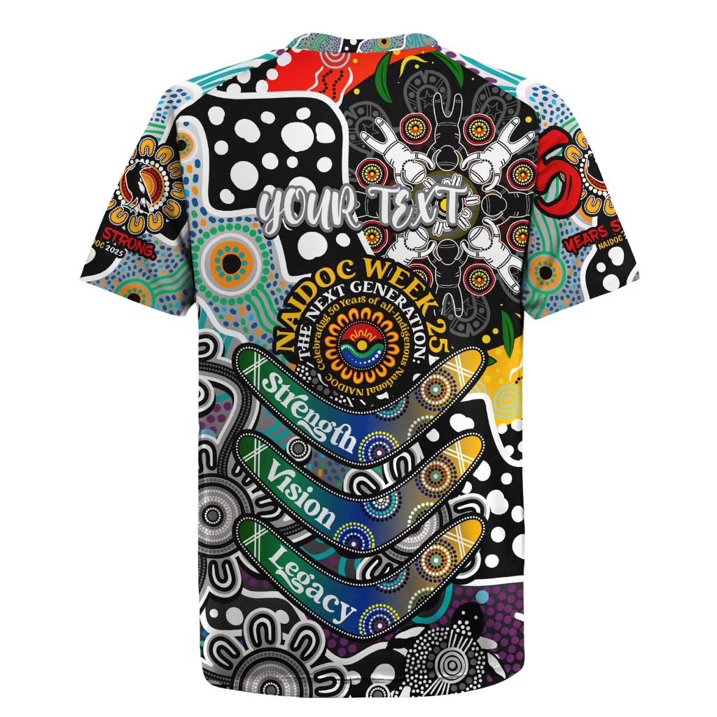 Personalised Magpies AFL Celebrating 50 Years of Naidoc Rugby Jersey NAIDOC Week 2025 Aboriginal