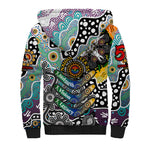 Personalised Magpies AFL Celebrating 50 Years of Naidoc Sherpa Hoodie NAIDOC Week 2025 Aboriginal