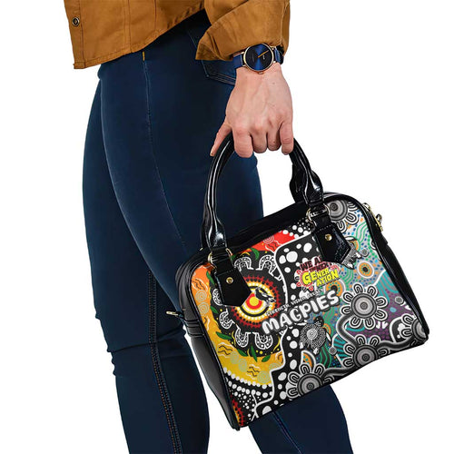 Magpies AFL Celebrating 50 Years of Naidoc Shoulder Handbag NAIDOC Week 2025 Aboriginal