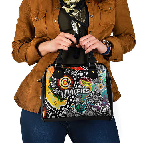 Magpies AFL Celebrating 50 Years of Naidoc Shoulder Handbag NAIDOC Week 2025 Aboriginal