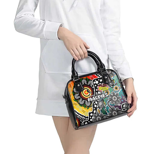 Magpies AFL Celebrating 50 Years of Naidoc Shoulder Handbag NAIDOC Week 2025 Aboriginal