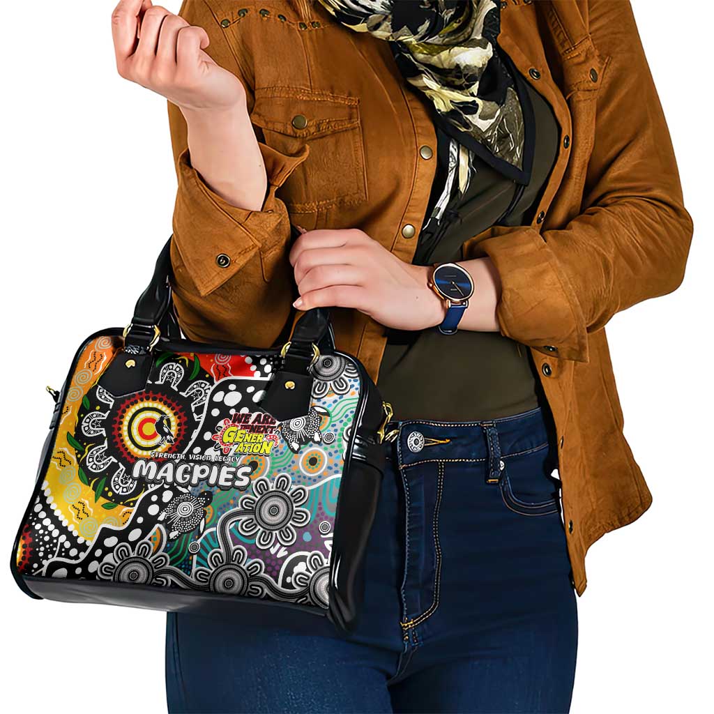 Magpies AFL Celebrating 50 Years of Naidoc Shoulder Handbag NAIDOC Week 2025 Aboriginal
