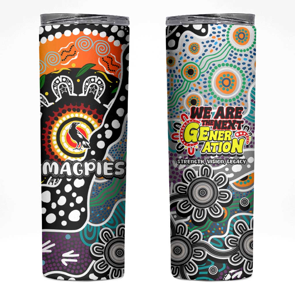 Magpies AFL Celebrating 50 Years of Naidoc Skinny Tumbler NAIDOC Week 2025 Aboriginal