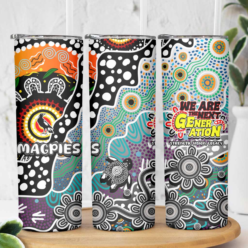 Magpies AFL Celebrating 50 Years of Naidoc Skinny Tumbler NAIDOC Week 2025 Aboriginal