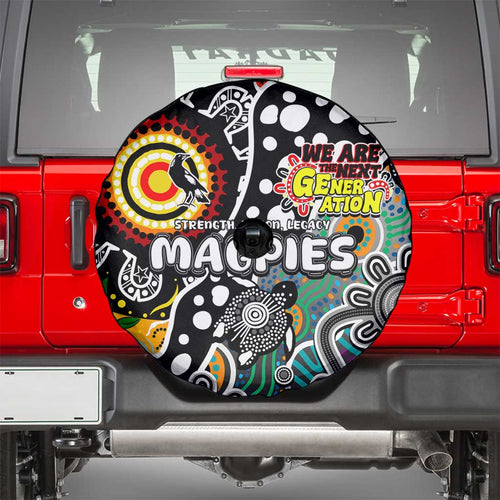 Magpies AFL Celebrating 50 Years of Naidoc Spare Tire Cover NAIDOC Week 2025 Aboriginal