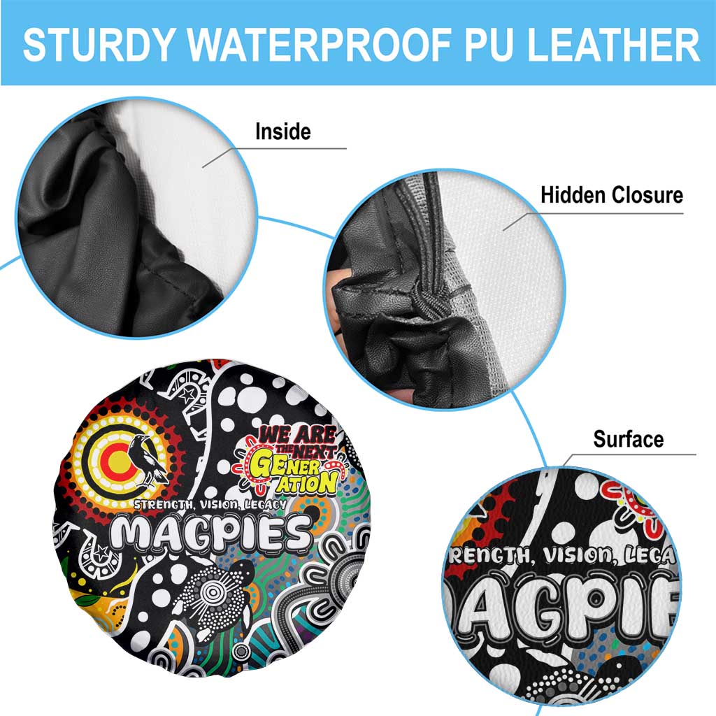 Magpies AFL Celebrating 50 Years of Naidoc Spare Tire Cover NAIDOC Week 2025 Aboriginal