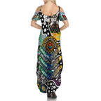 Personalised Magpies AFL Celebrating 50 Years of Naidoc Summer Maxi Dress NAIDOC Week 2025 Aboriginal