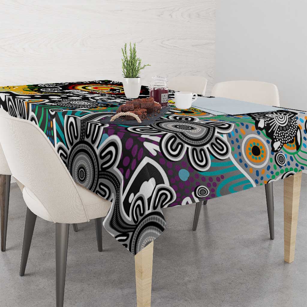 Magpies AFL Celebrating 50 Years of Naidoc Tablecloth NAIDOC Week 2025 Aboriginal
